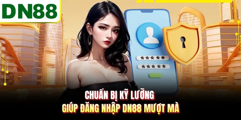 Chuẩn bị kỹ lưỡng giúp đăng nhập DN88 mượt mà